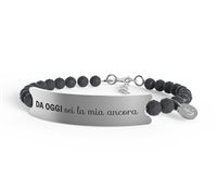 Bracciale 10 Buoni Propositi in Acciaio B-5303 - B-5303